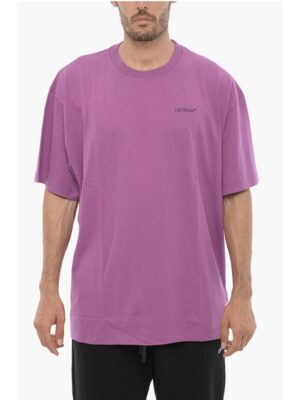 Off-White Solid Color Crew-neck T-shirt