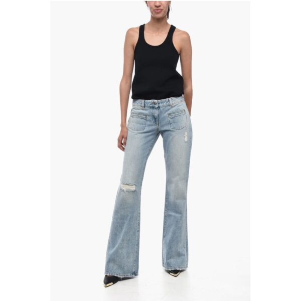 Palm Angels Light Washed Bootcut Fit Denims 29 cm - Image 4
