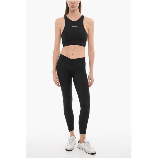 Palm Angels Active Crop Top with Contrasting Logo - Image 4