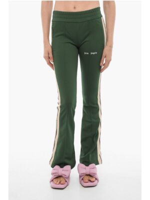 Palm Angels Flared Joggers with Contrasting Side Band
