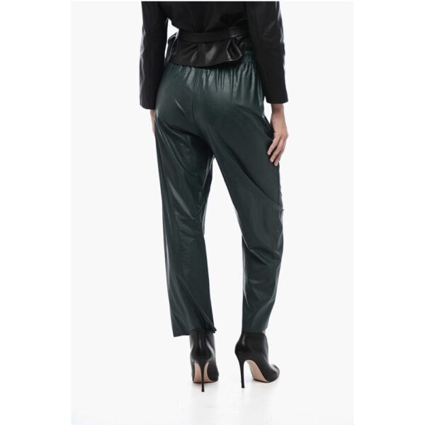 Maison Margiela MM6 Eco-leather Pants with Elastic Waistband - Image 2