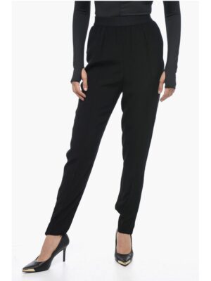 Maison Margiela MM1 Tapered Fit Pants with Elastic Waistband