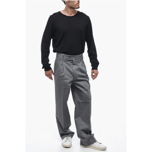 Maison Margiela MM10 Double-pleated Straight Fit Chinos Pants - Image 4