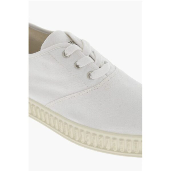 Maison Margiela MM22 Canvas Low-top Sneakers with Rubber Sole - Image 4