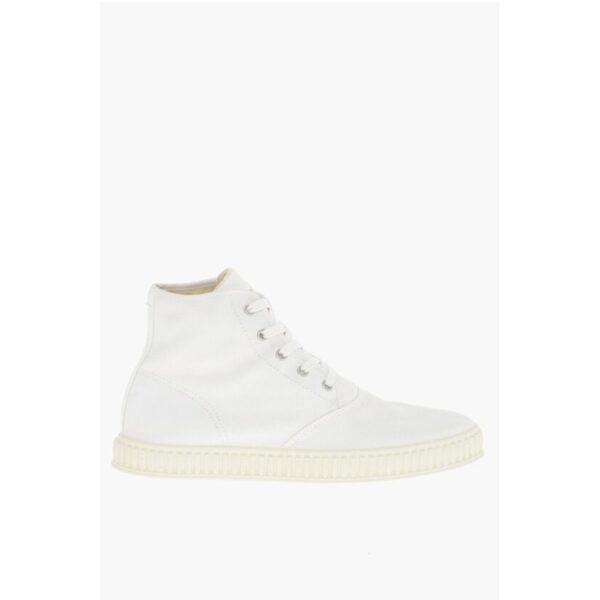 Maison Margiela MM22 Canvas High-top Sneakers with Rubber Sole - Image 3