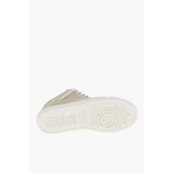 Maison Margiela MM22 Distressed Effect Leather High-Top Sneakers - Image 5