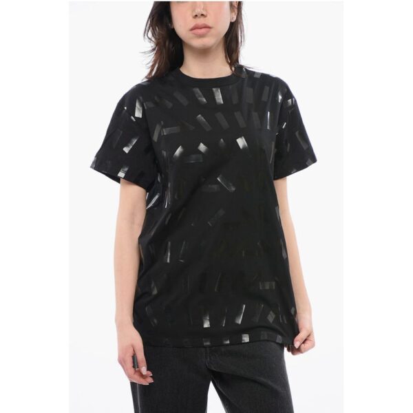 Maison Margiela MM0 Printed Cotton Crew Neck T-Shirt