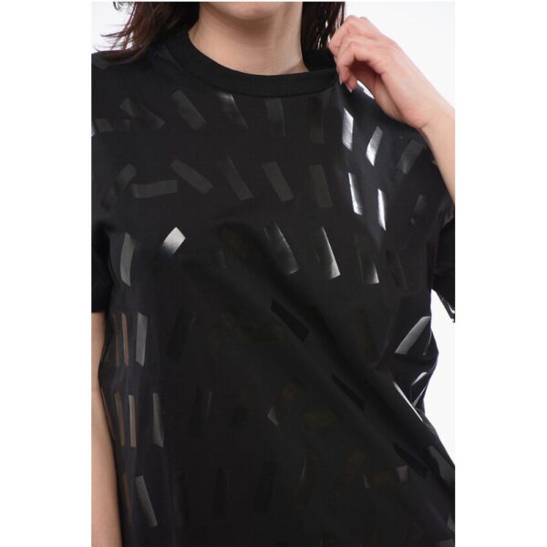 Maison Margiela MM0 Printed Cotton Crew Neck T-Shirt - Image 3