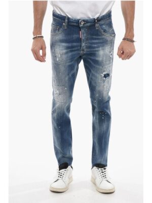 Dsquared² Delavé Skater Denims with Rhinestone Application