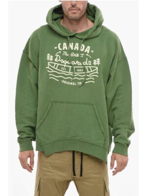 Dsquared² RAGIAN Hoodie Sweatshirt with Lettering Print