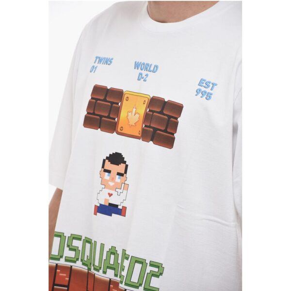 Dsquared² Skater Fit T-shirt with Graphic Print - Image 3