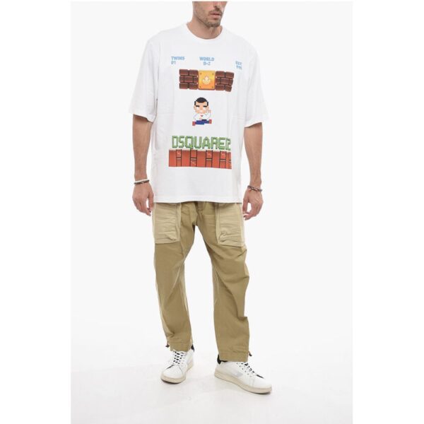Dsquared² Skater Fit T-shirt with Graphic Print - Image 4