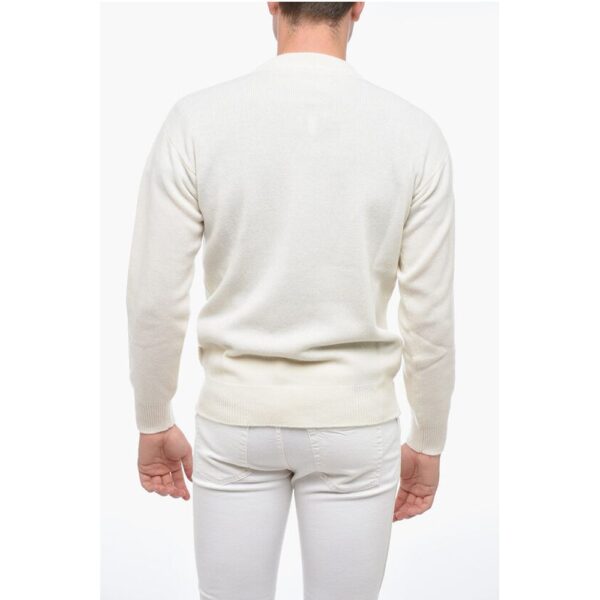 Altea Crew Neck Cashmere Blend Sweater - Image 3