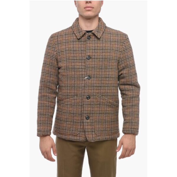 Altea Wool Cloth NORTON Coat with Shetland Motif
