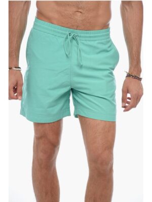 Carhartt Wip Solid Color CHASE Swim Shorts with 3 Pockets