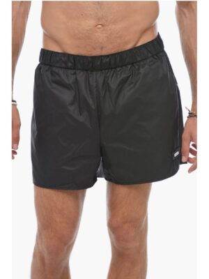 032c Solid Color Swim Shorts with 3 Pockets