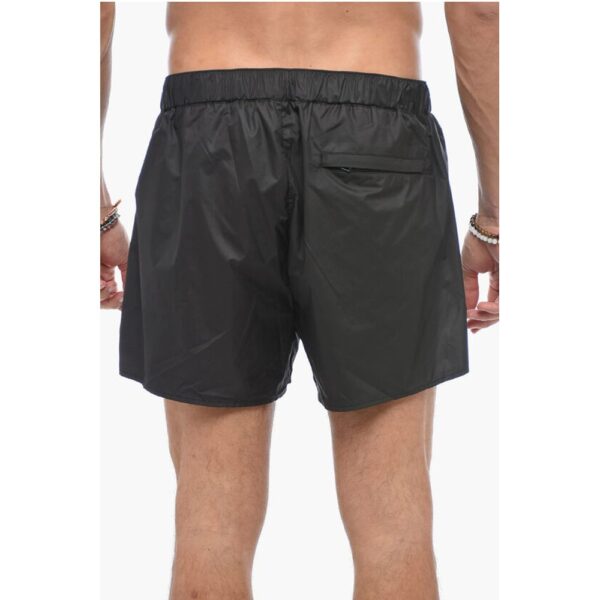 032c Solid Color Swim Shorts with 3 Pockets - Image 2