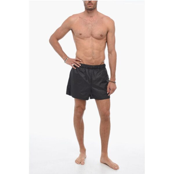 032c Solid Color Swim Shorts with 3 Pockets - Image 4