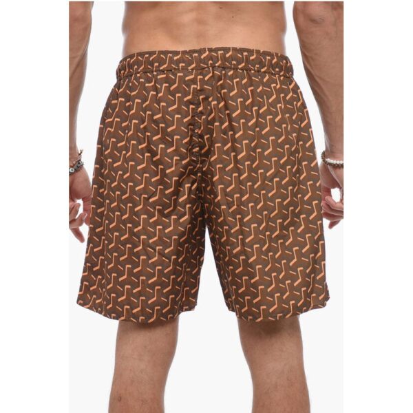 Yes I Am Pattern Print Boxer Swimsuit - Image 2