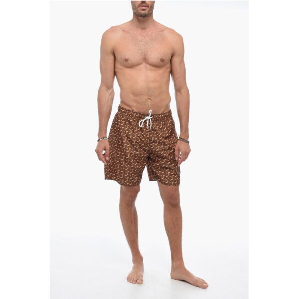 Yes I Am Pattern Print Boxer Swimsuit - Image 4
