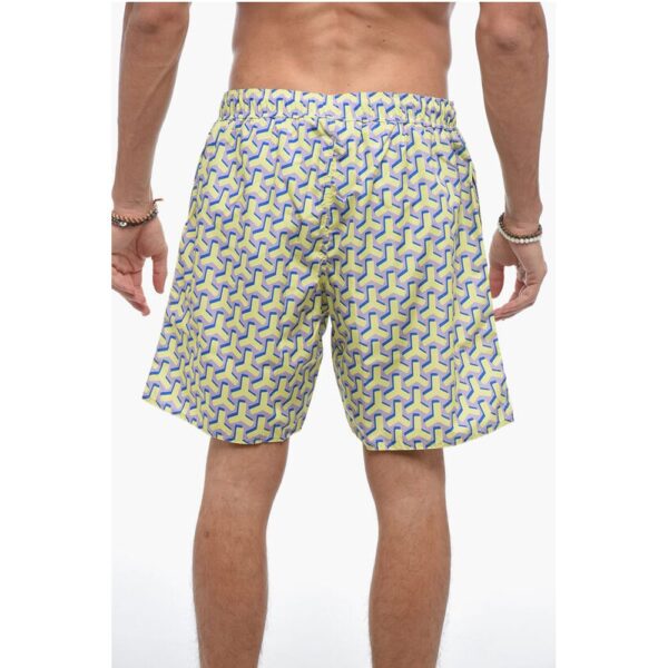 Yes I Am Monogram Motif Swim Shorts - Image 2