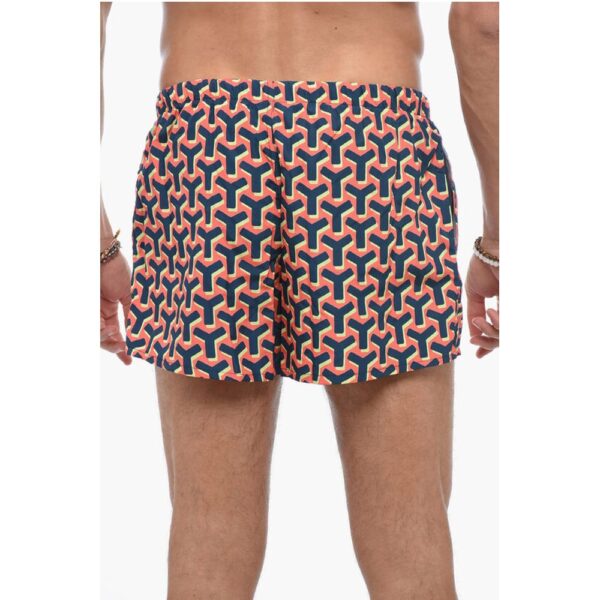 Yes I Am Monogram Motif Swim Shorts - Image 2