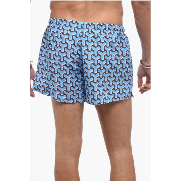 Yes I Am Monogram Motif Swim Shorts - Image 2