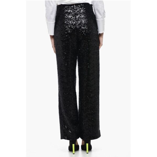 In The Mood For Love Sequined CLYDE Pants with Wide Leg - Image 2