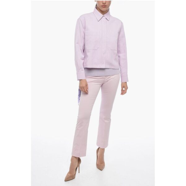 Destin Flax Blend MARINA Cropped Fit Shirt - Image 4