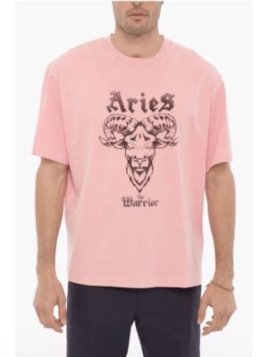 Neil Barrett Printed ARIES THE WARRIOR Crew-neck T-Shirt