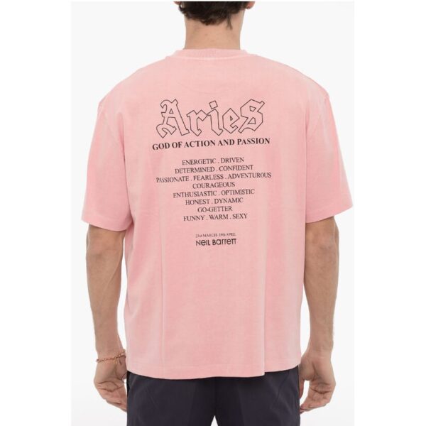 Neil Barrett Printed ARIES THE WARRIOR Crew-neck T-Shirt - Image 2