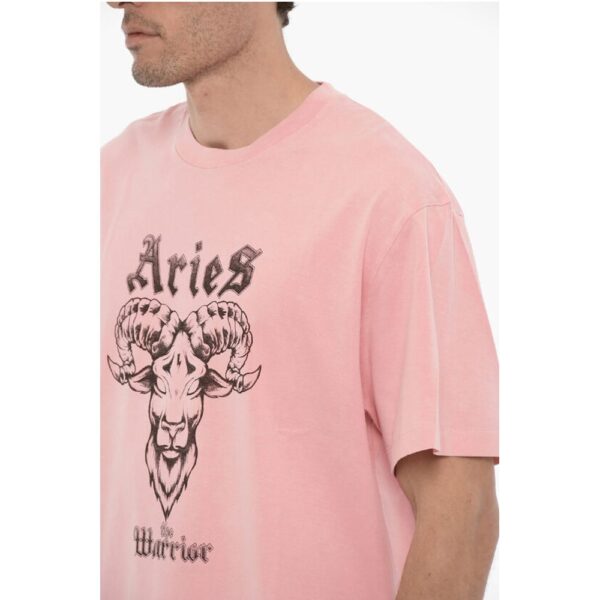 Neil Barrett Printed ARIES THE WARRIOR Crew-neck T-Shirt - Image 3