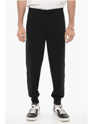 Neil Barrett Skinny Fit Cargo pants with Drawstring Waist