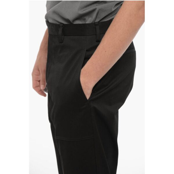 Neil Barrett Stretch Cotton TOM Pants with Ankle Zip - Image 3
