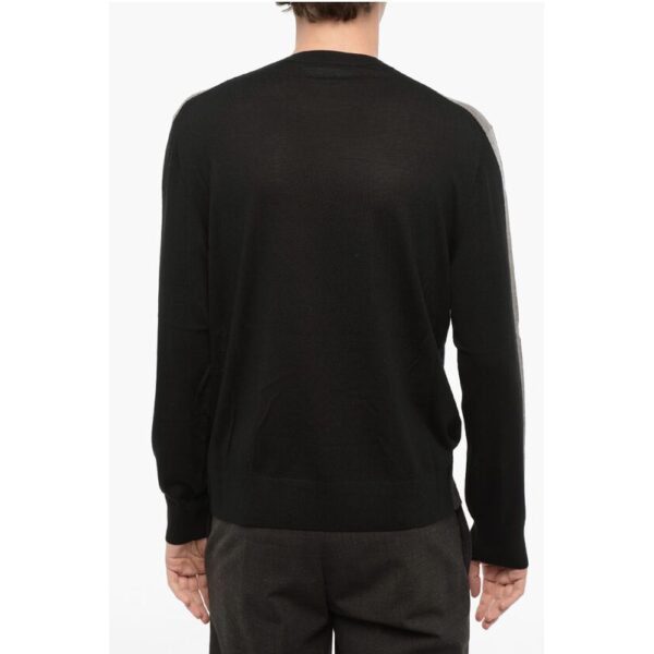 Neil Barrett Two-Tone Wool MODERNIST Sweater - Image 2