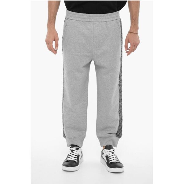 Neil Barrett Loose Fit Joggers with Wool Side Bands