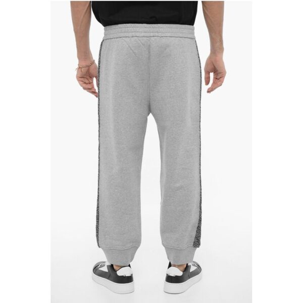 Neil Barrett Loose Fit Joggers with Wool Side Bands - Image 2