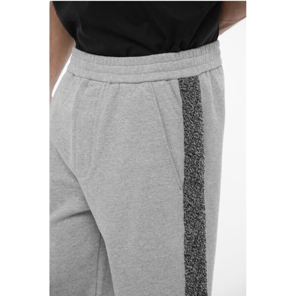Neil Barrett Loose Fit Joggers with Wool Side Bands - Image 3
