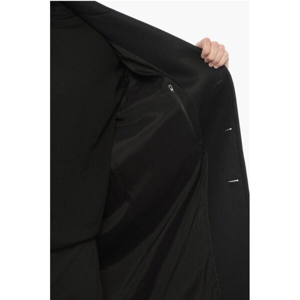 Neil Barrett Oversized Coat with Nylon Sleeves - Image 5