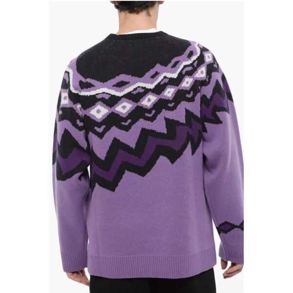 Neil Barrett Wool Boxy Fit Crew-neck Sweater - Image 2