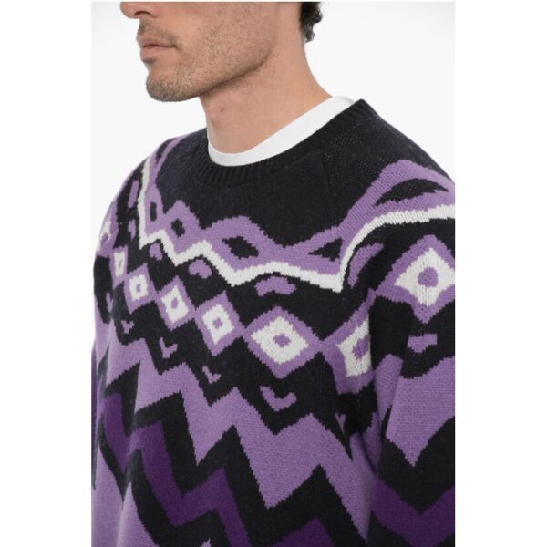 Neil Barrett Wool Boxy Fit Crew-neck Sweater - Image 3