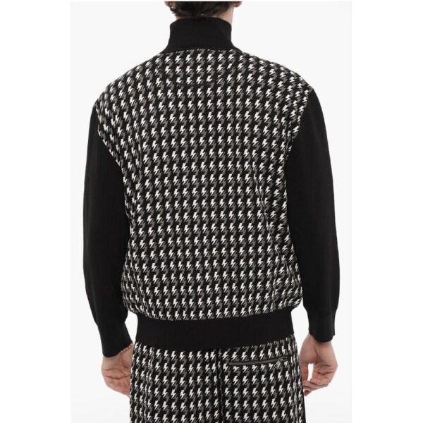 Neil Barrett Blouson Fit Embroidered Sweater - Image 2