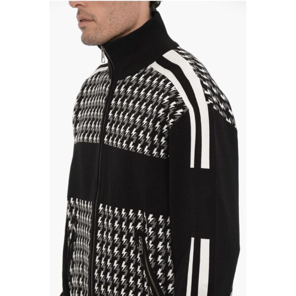 Neil Barrett Blouson Fit Embroidered Sweater - Image 3
