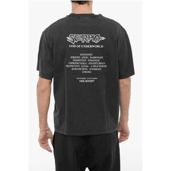 Neil Barrett Printed SCORPIO THE ALCHEMIST Crew-neck T-Shirt - Image 2