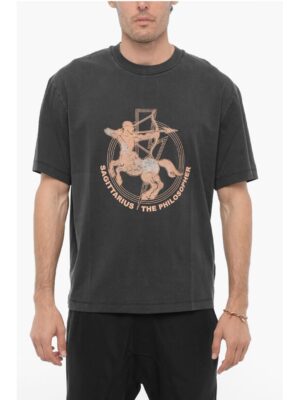 Neil Barrett Slim Fit SAGITTARIUS THE PHILOSOPHER Crew-Neck T-shirt