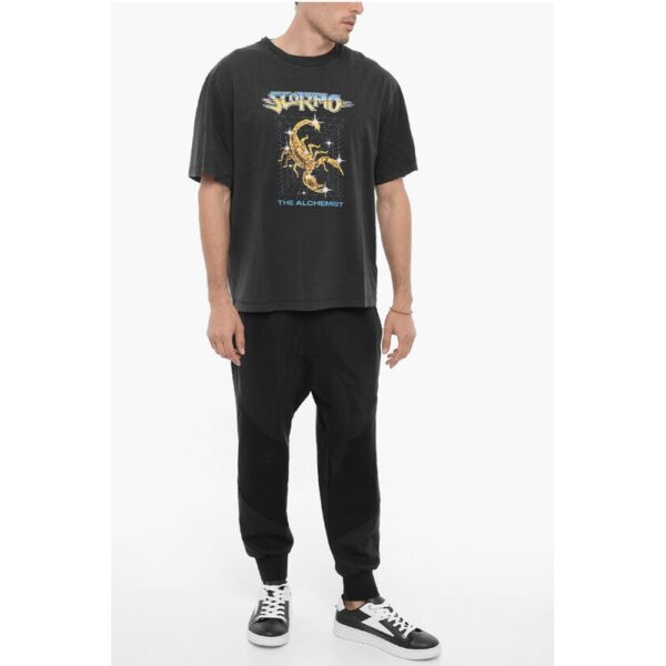 Neil Barrett Printed SCORPIO THE ALCHEMIST Crew-neck T-Shirt - Image 4