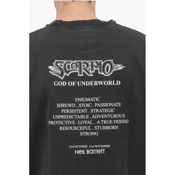 Neil Barrett Printed SCORPIO THE ALCHEMIST Crew-neck T-Shirt - Image 5