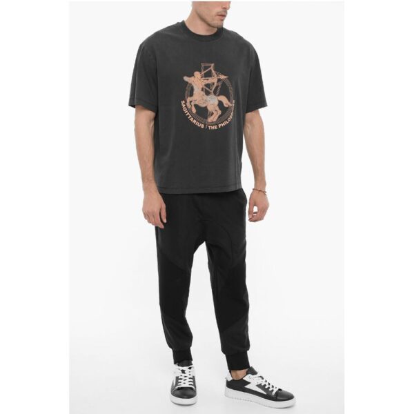 Neil Barrett Slim Fit SAGITTARIUS THE PHILOSOPHER Crew-Neck T-shirt - Image 5