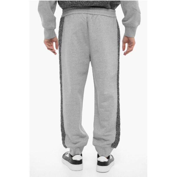 Neil Barrett Loose Fit Joggers with Wool Side Bands - Image 2