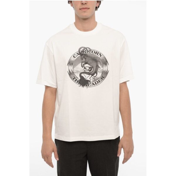 Neil Barrett Printed CAPRICORN THE LEADER Crew-neck T-Shirt
